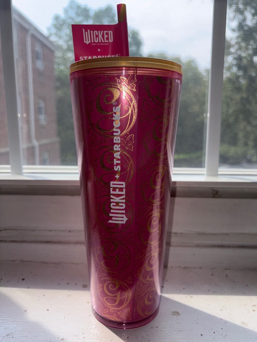 24oz Starbucks Pink Wicked tumbler